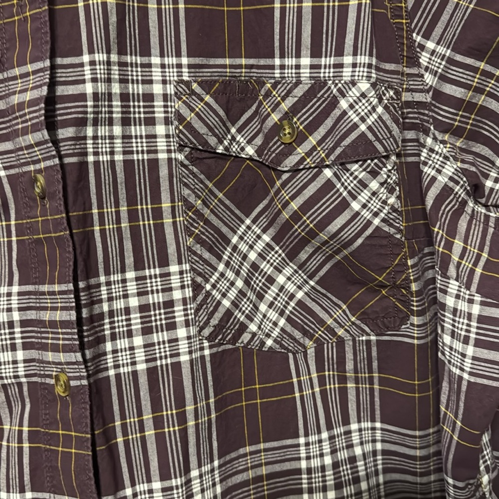 Carhartt‎ Ladies Button Down Plaid Long Sleeve Plus Size Shirt XXL - Picture 2 of 6